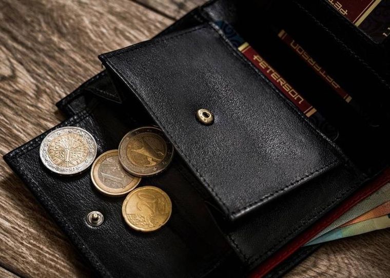 Portfel, czarny, skórzany, RFID, Peterson