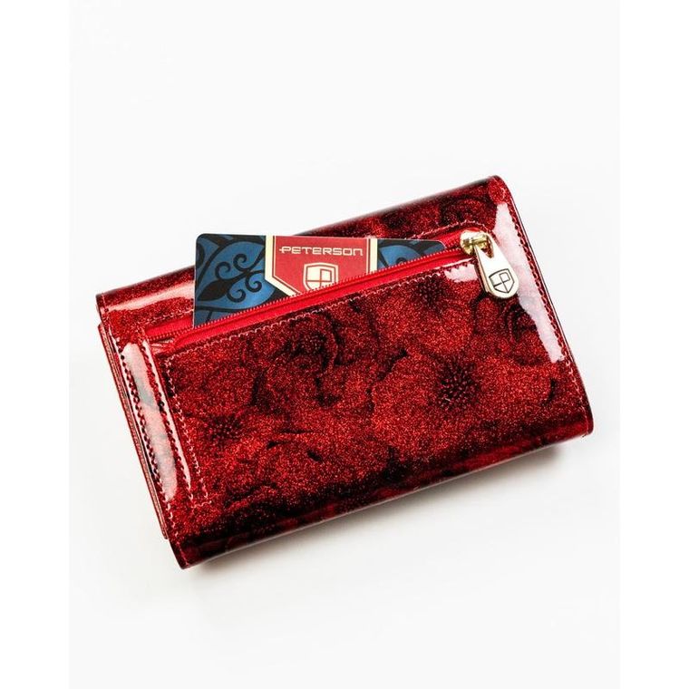 Portfel, czerwony, Peterson