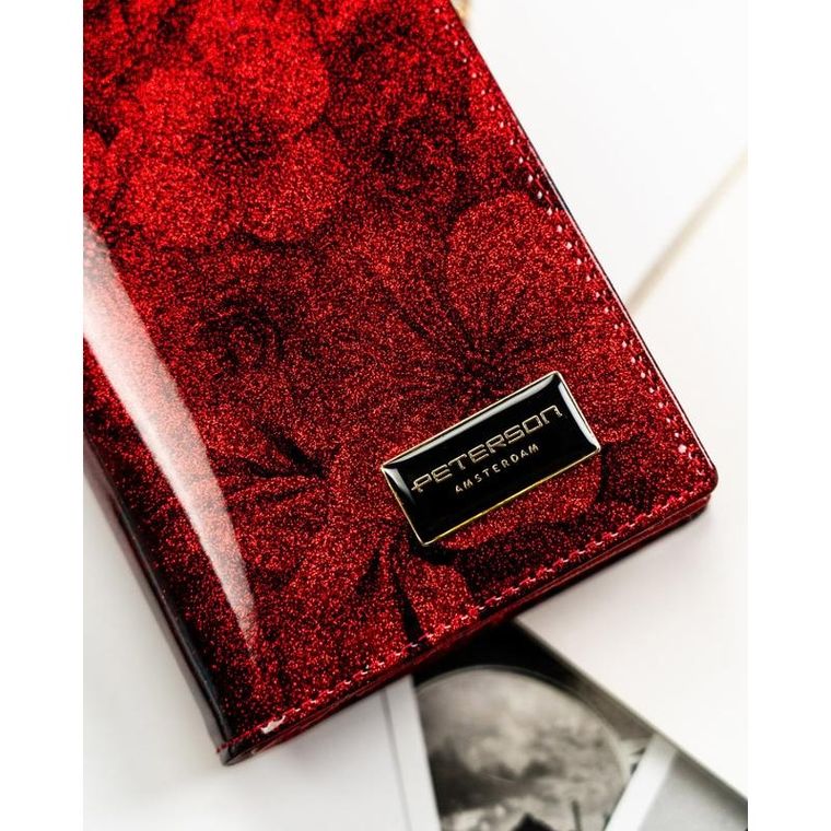 Portfel, czerwony, RFID, Peterson