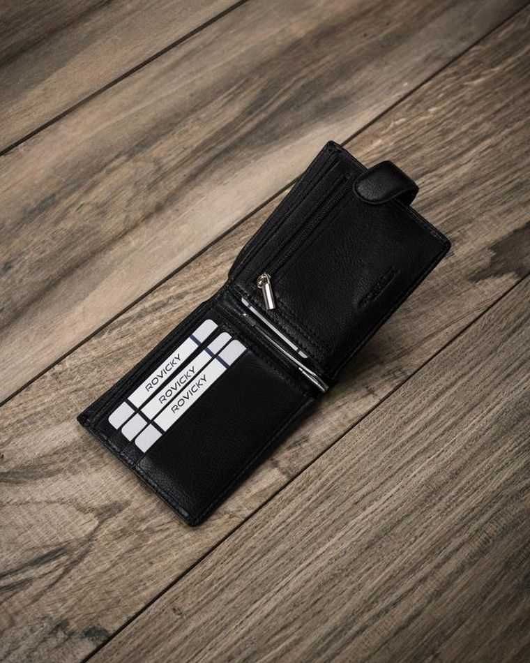 Portfel męski z podwójną sekcją na banknoty, Cavaldi