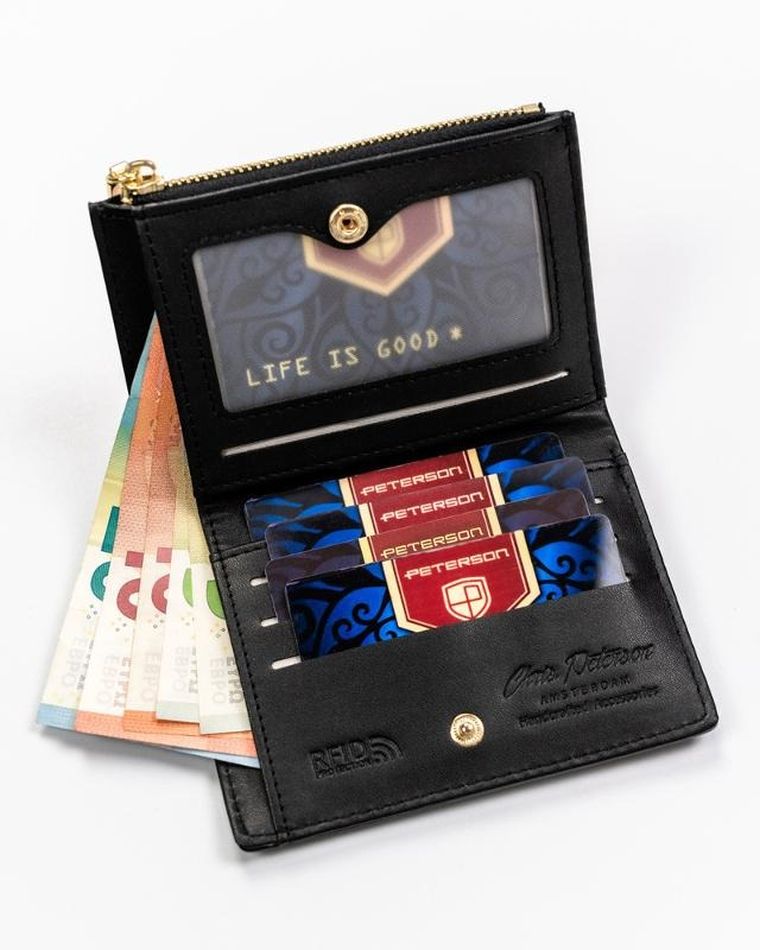 Portfel, mix, skóra ekologiczna, Peterson