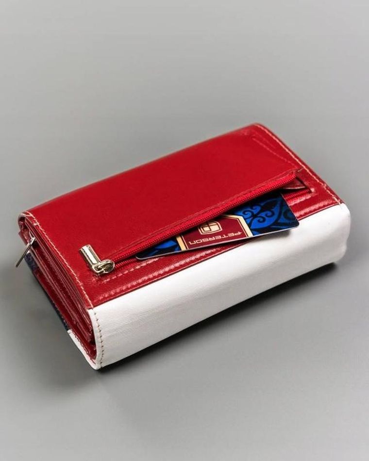 Portfel, mix, skórzany, Peterson