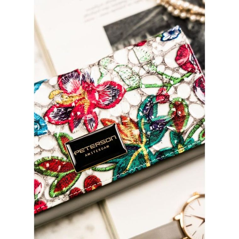 Portfel, mix, skórzany, Peterson