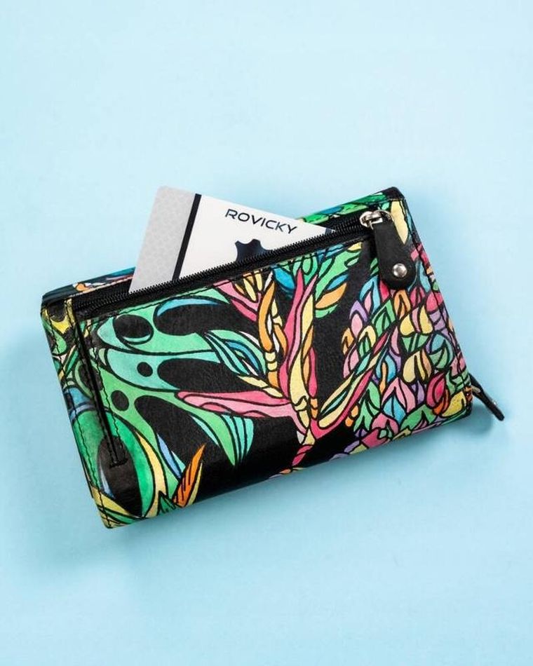 Portfel, mix, skórzany, Rovicky