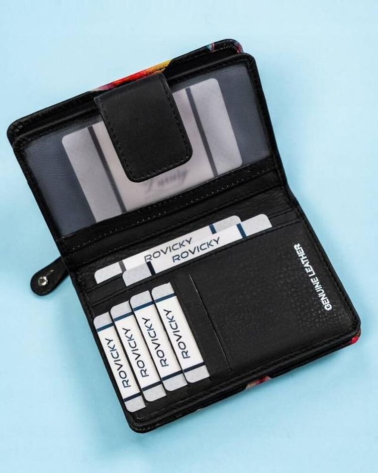 Portfel, mix, skórzany, Rovicky