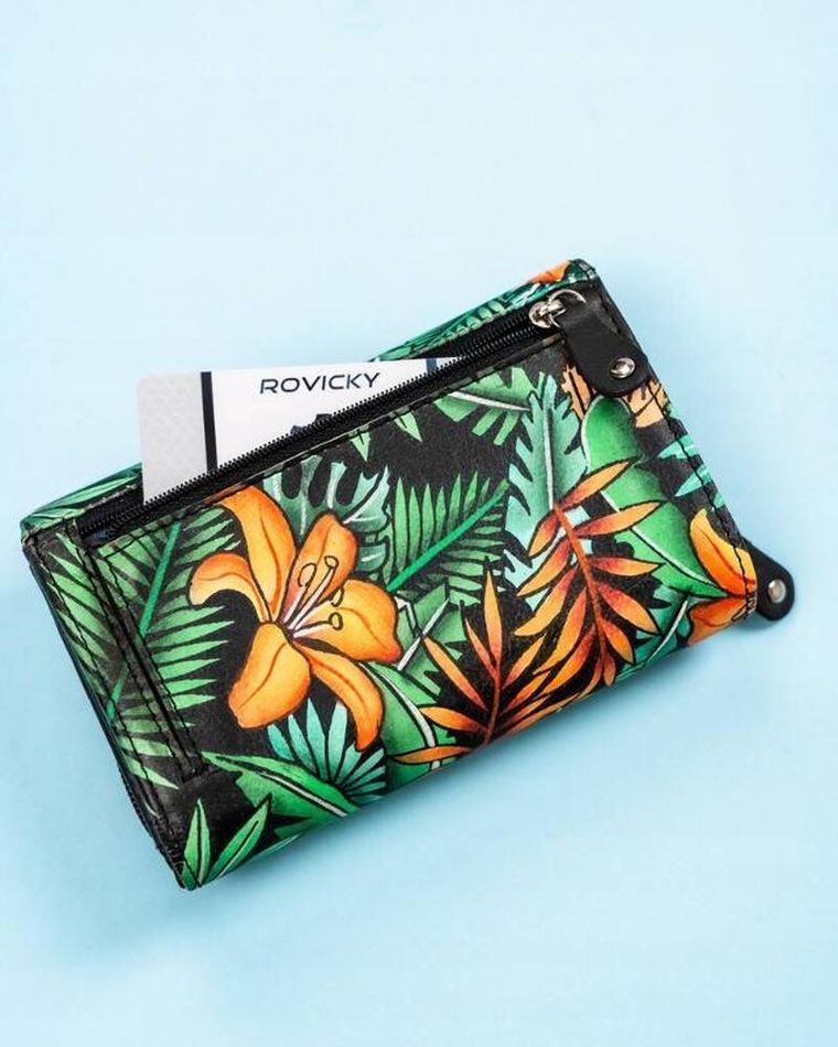 Portfel, mix, skórzany, Rovicky