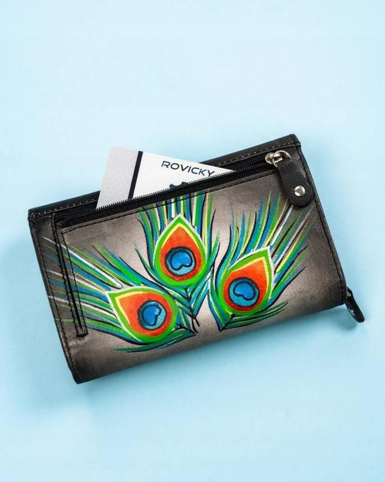 Portfel, mix, skórzany, Rovicky
