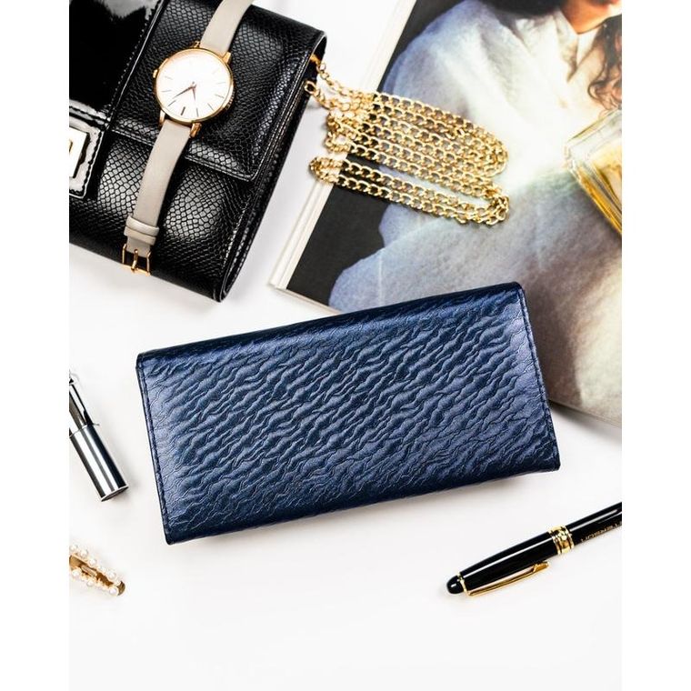 Portfel, niebieski, Peterson