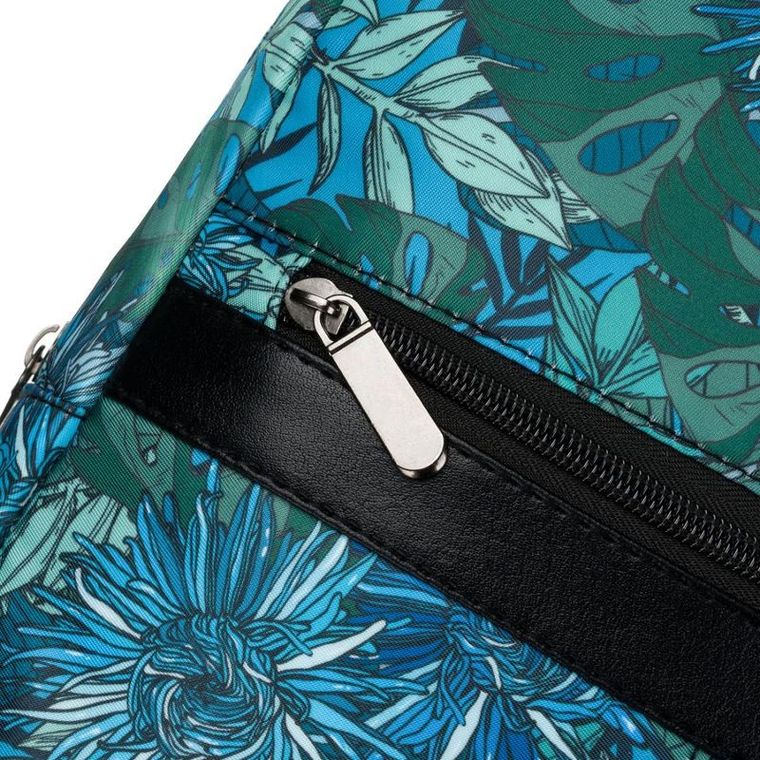 Portfel, zielono-niebieski, skórzany, Rovicky