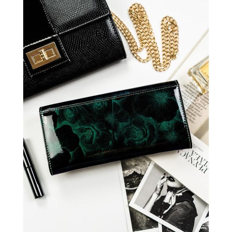 Portfel, zielony, RFID, Peterson