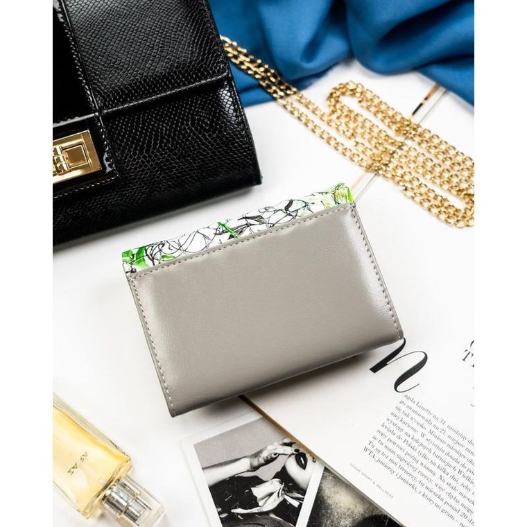 Portfel, zielony, skórzany, Peterson