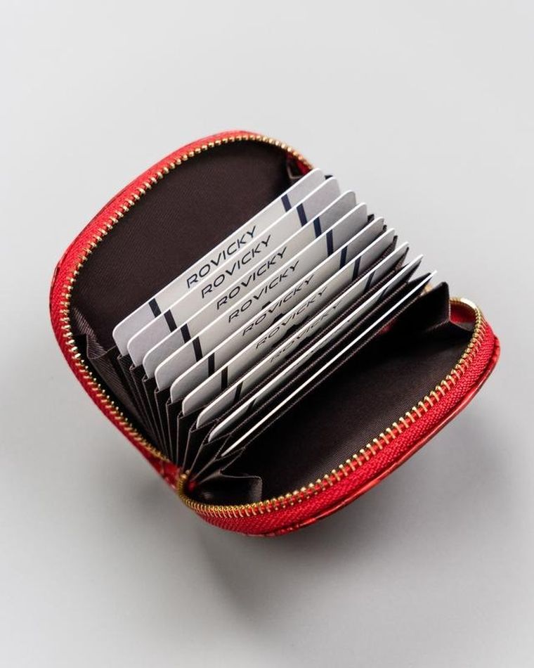 Portmonetka, czerwona, Milano Design