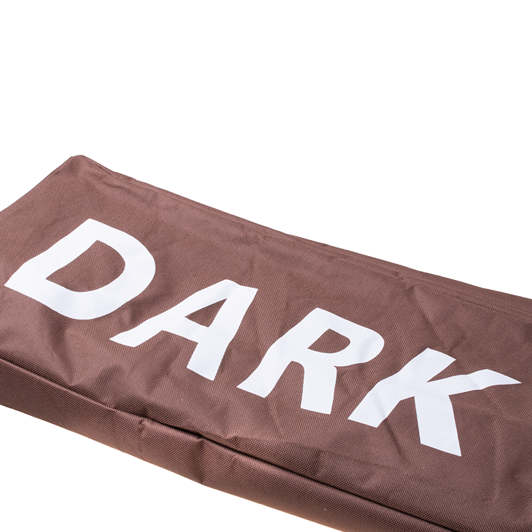 Potrójny kosz na bieliznę, brązowy