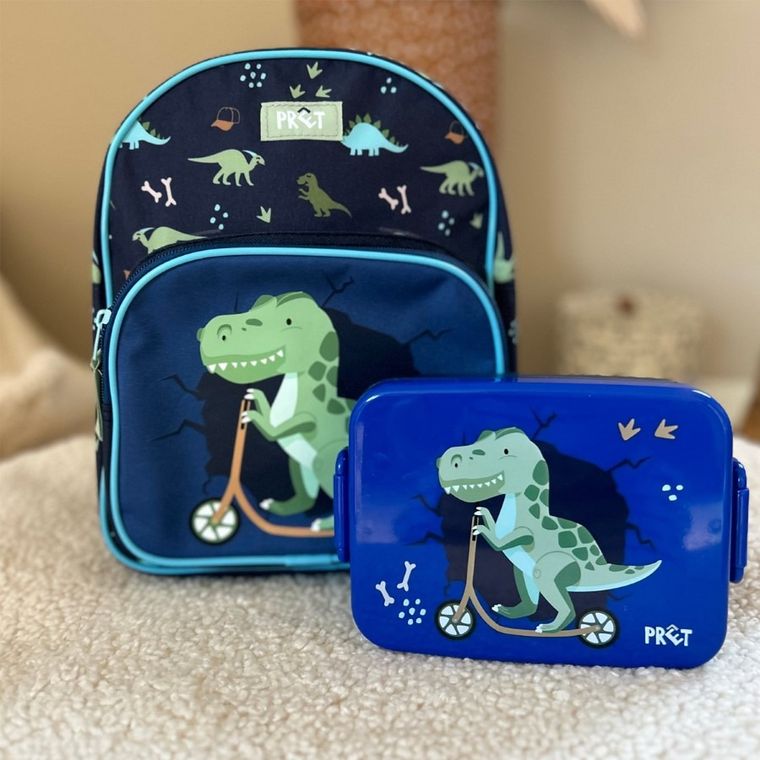 Pret, Dino, lunchbox z przegródką, navy