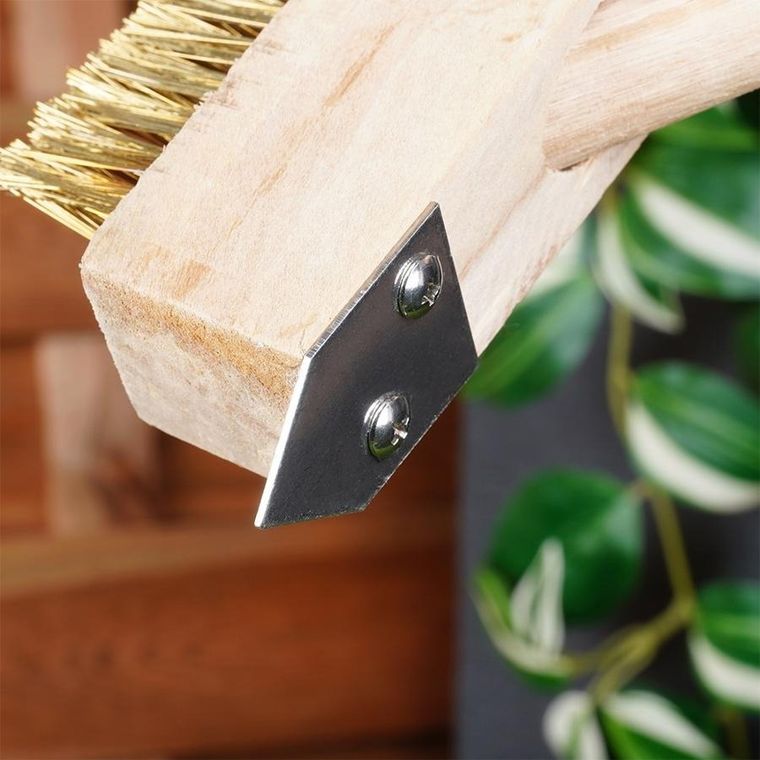 ProGarden, szczotka do chwastów, kostki brukowej ze skrobakiem, 35 cm