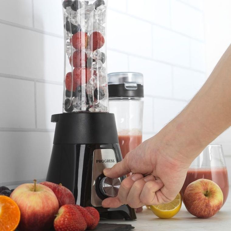 Progress Est. 1931, blender do smoothie shaker progress 400 w, 2 prędkości, 600 ml