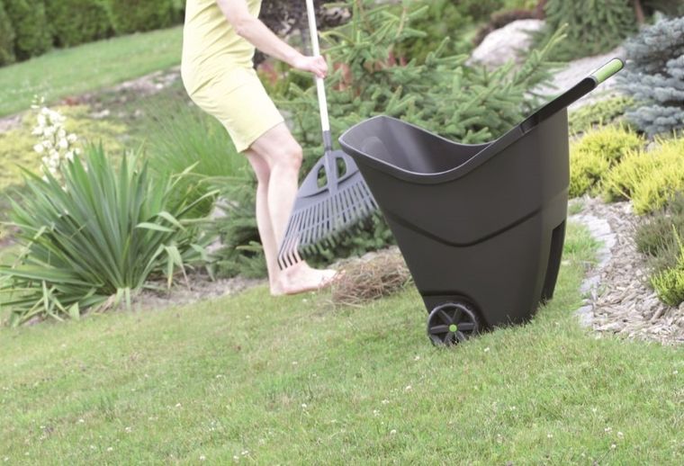 Prosperplast, Load Go II, taczka ogrodowa, oliwka