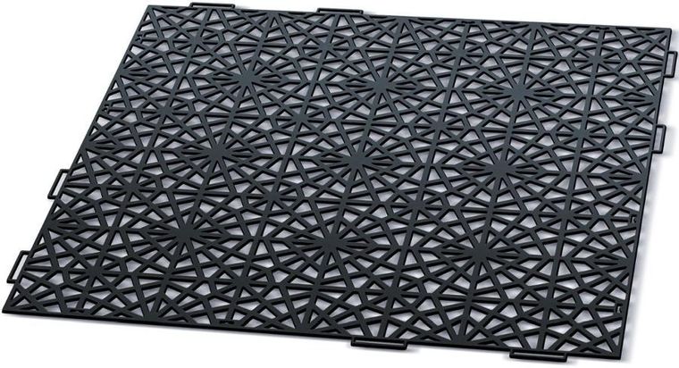 Prosperplast, Mosaic, kratka chodnikowa ażurowa, czarna, 1 szt.