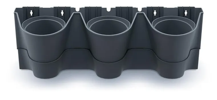 Prosperplast, ogród wertykalny, wiszący kwietnik, antracyt