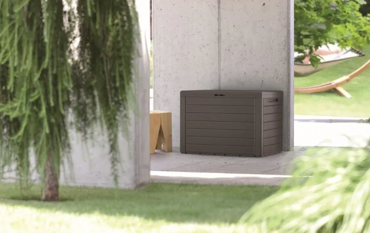 Prosperplast, skrzynia ogrodowa, brąz, 190l