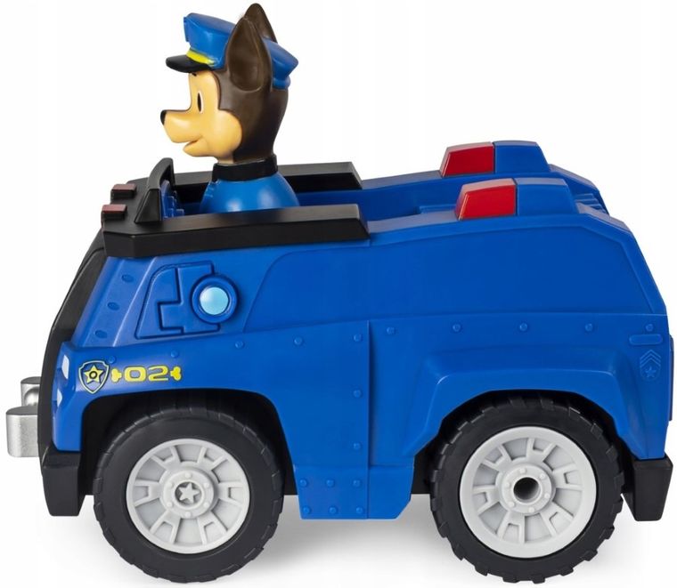 Psi Patrol, Chase, pojazd z figurką, zdalnie sterowany