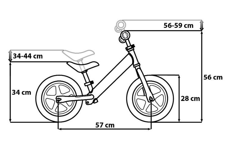 Psi Patrol, rowerek biegowy, metalowy