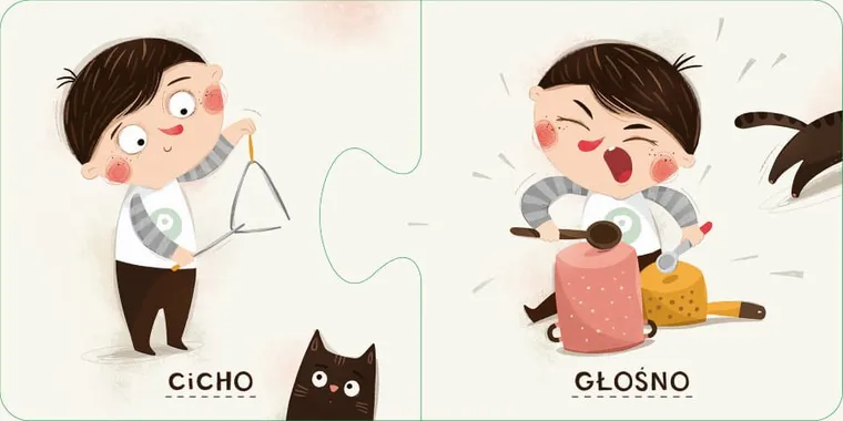 Pucio. Przeciwieństwa. Puzzle, 20 elementów