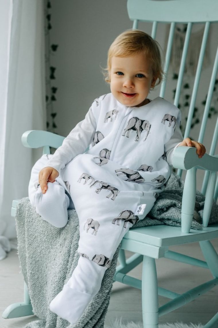 Pulp, Bamboo, Duże Słonie, śpiworek do spania ze skarpetkami, TOG 1.75, 12-30 m