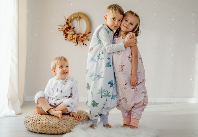 Pulp, Dinozaury, śpiworek z nogawkami, ocieplany, TOG 1.75, 2.5-5 lat