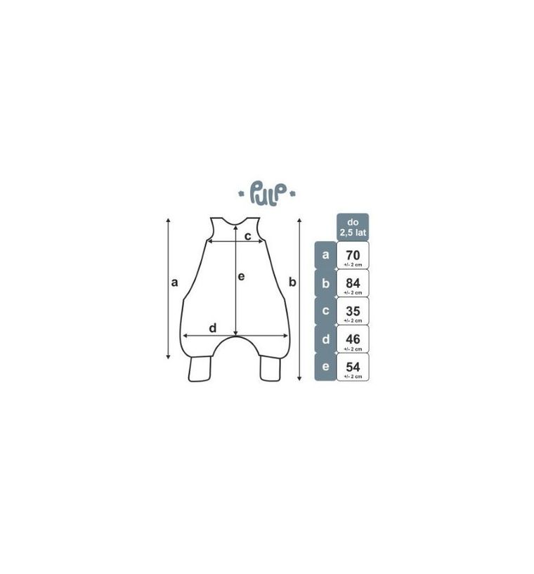 Pulp, Misiaczki, śpiworek całoroczny, TOG 1.75, 12-36m