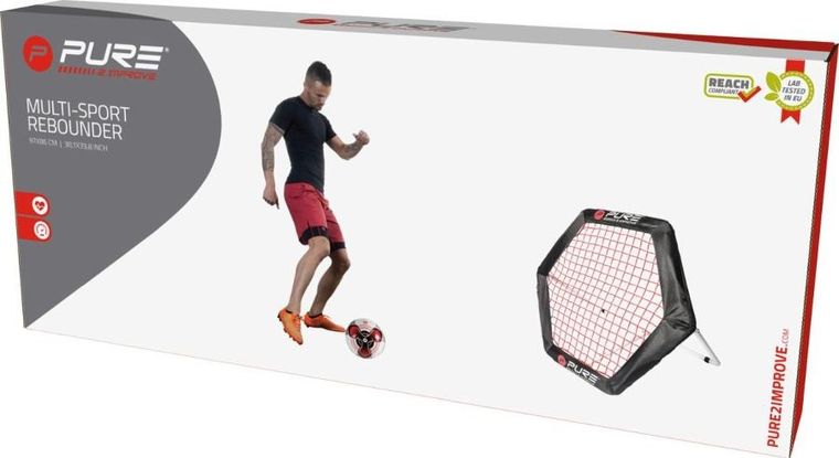Pure 2 Improve, Rebounder hexagon, rama treningowa, 95-85 cm