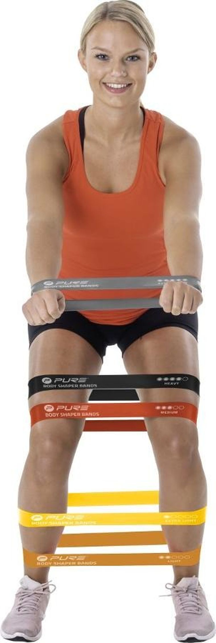 Pure 2 Improve, zestaw gum do ćwiczeń, 5 szt.