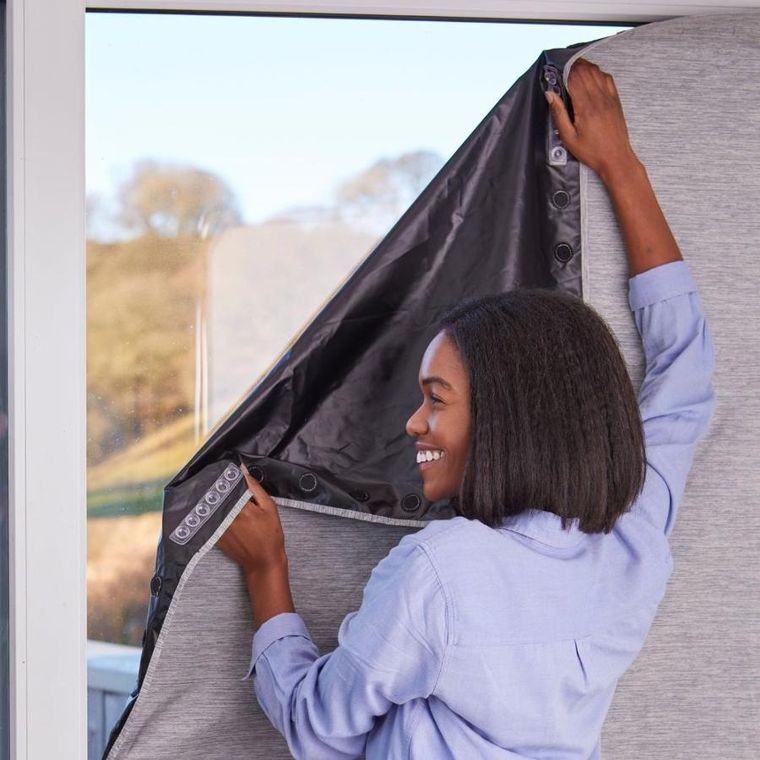 Purflo, osłonka zaciemniająca na okno, rain cloud