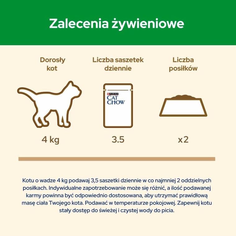 Purina, Cat Chow Sterilised, karma mokra dla kota, kurczak, bakłażan, 26-85g