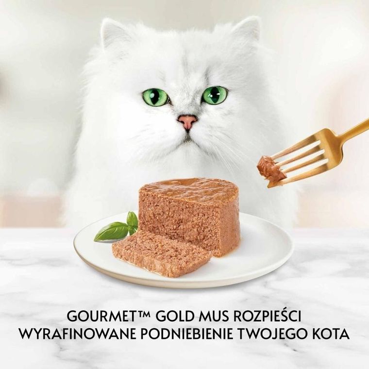 Purina, Gourmet Gold, Mus Mix smaków, karma mokra dla kotów, 48-85g