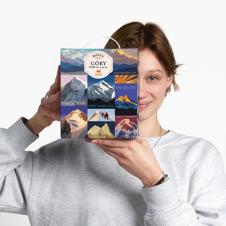 Puzzlove, Czuczu, Góry 8000 m n.p.m., puzzle, 1000 elementów