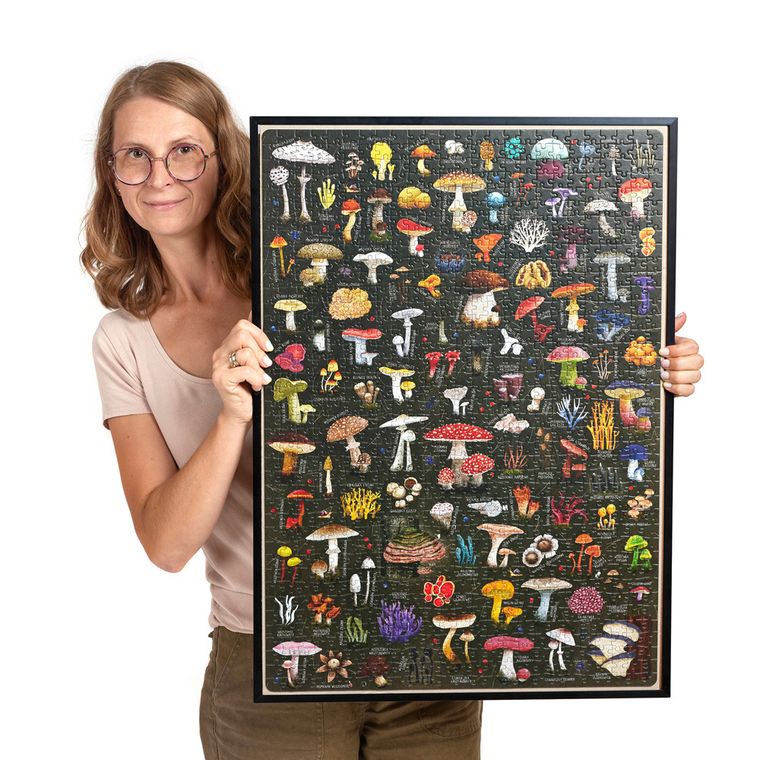 Puzzlove, CzuCzu, Grzyby, puzzle, 1000 elementów