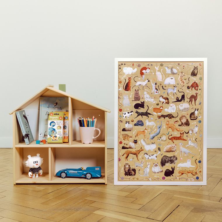 Puzzlove, CzuCzu, Koty, puzzle, 60 elementów