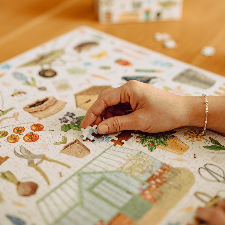 Puzzlove, CzuCzu, Ogródki działkowe, puzzle, 1000 elementów