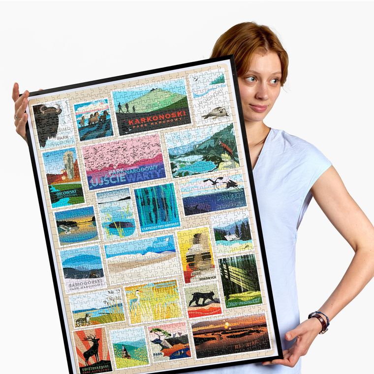 Puzzlove, CzuCzu, Polskie Parki narodowe, puzzle, 1000 elementów