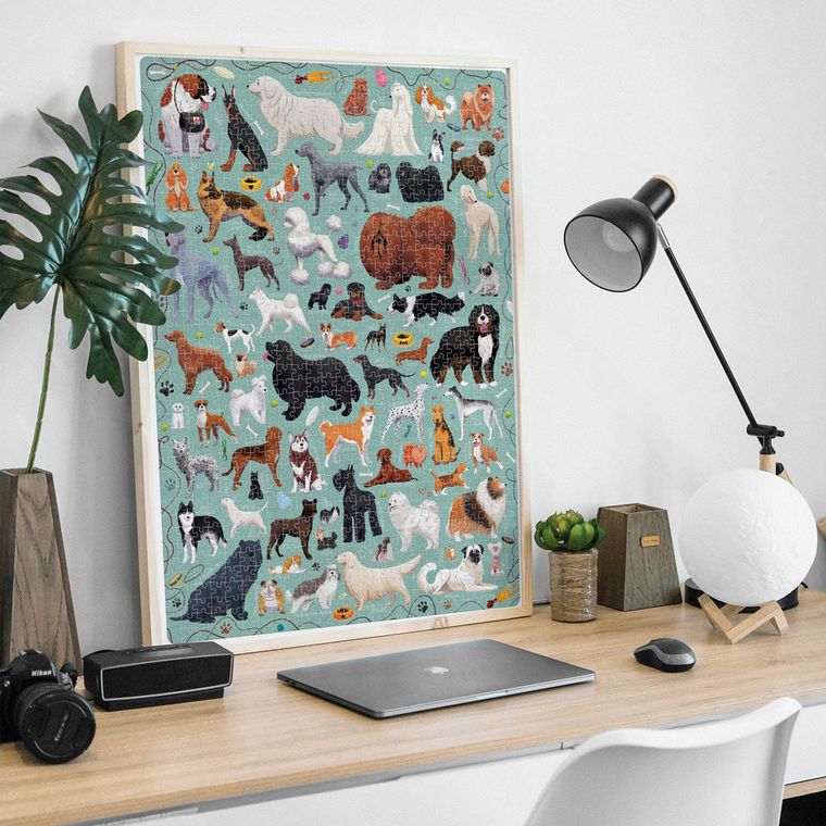 Puzzlove, CzuCzu, Psy, puzzle, 1000 elementów