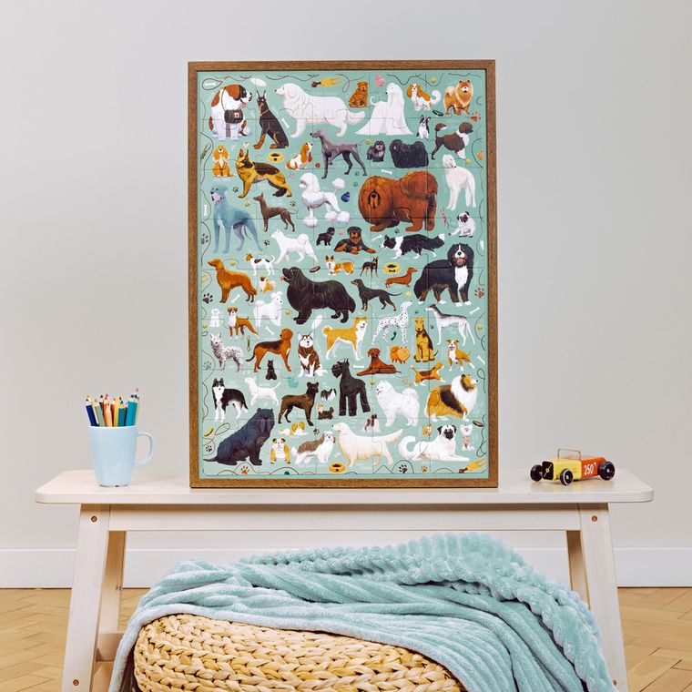 Puzzlove, CzuCzu, Psy, puzzle, 40 elementów