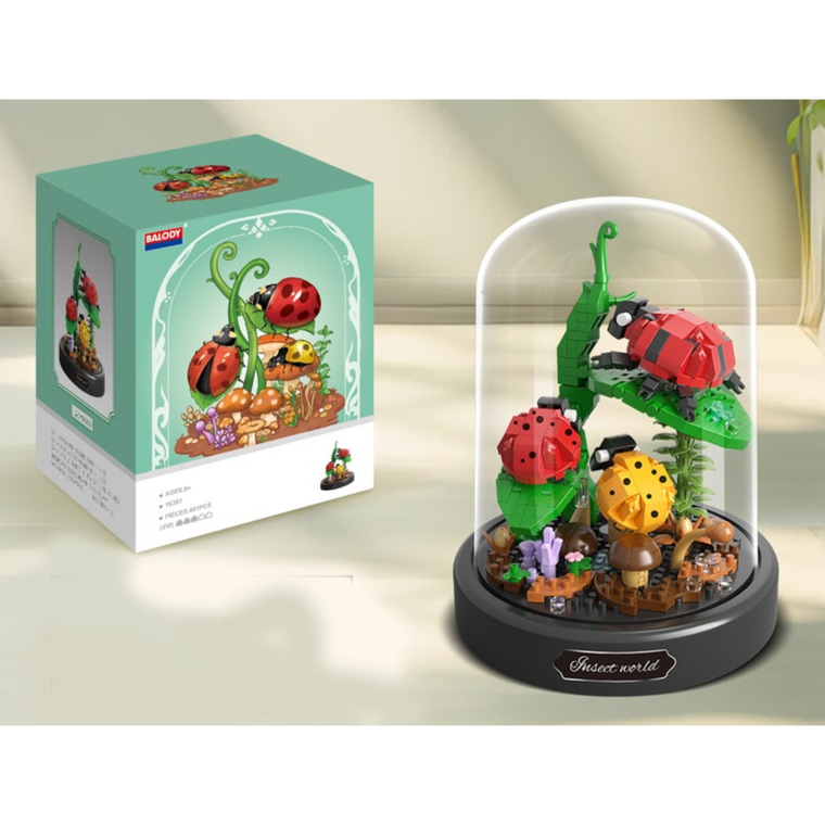 QBI, Kolorowe Biedronki, klocki konstrukcyjne, 461 elementów