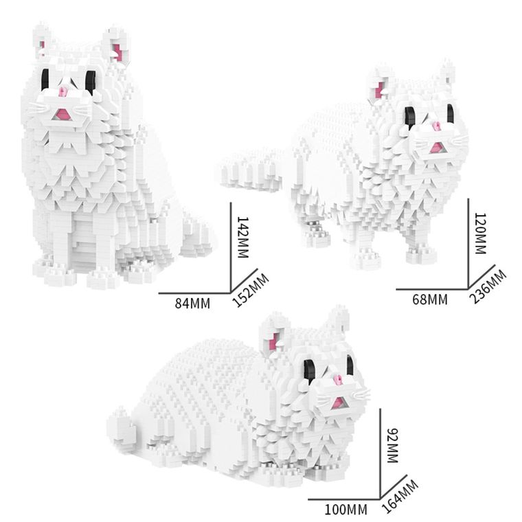 QBI, Kot 3w1, klocki konstrukcyjne, 1116 elementów