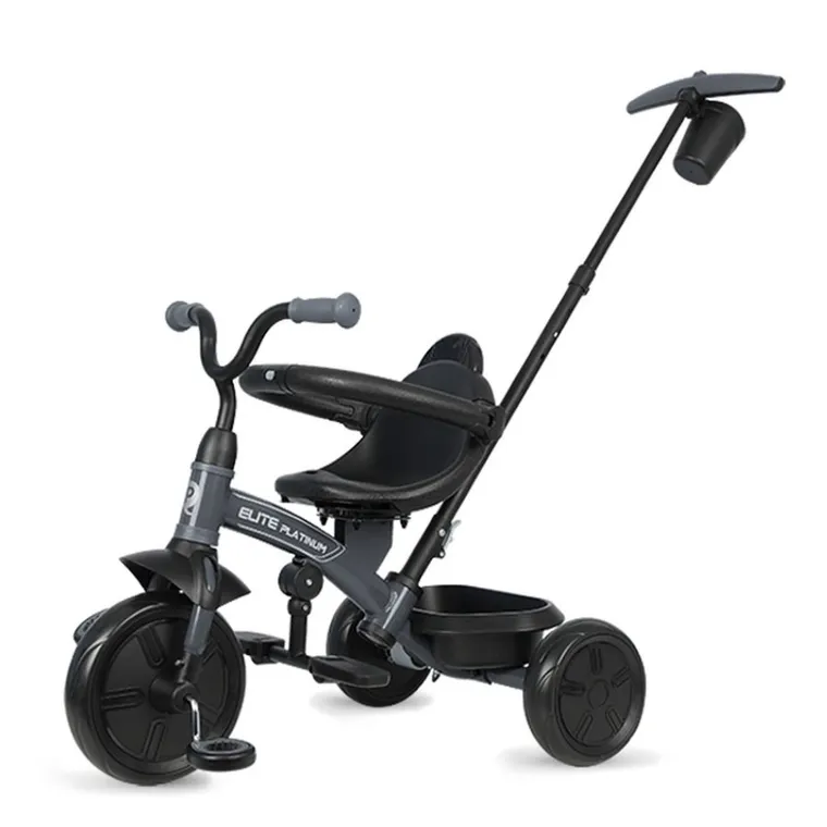 Qplay, Elite Platinum, rowerek 3-kołowy, Grey