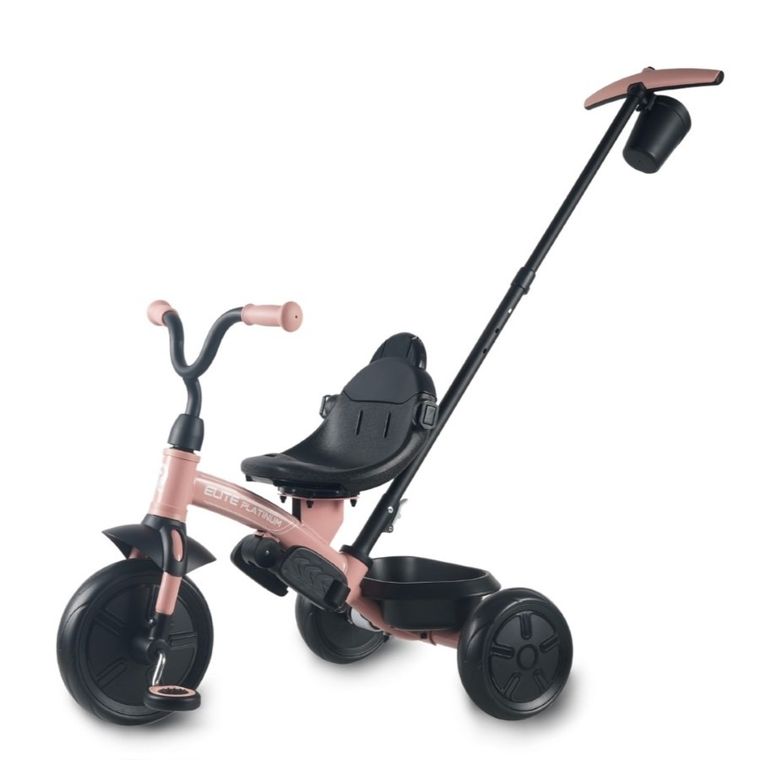 Qplay, Elite Platinum, rowerek 3-kołowy, Pink