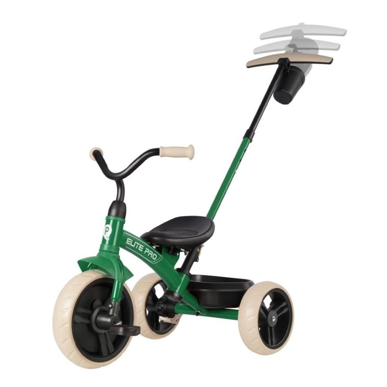 Qplay, Elite Pro, rowerek trójkołowy, Green