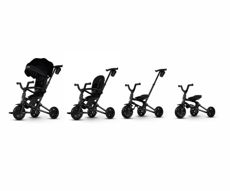 Qplay, Nova Niello, rowerek trójkołowy, Black