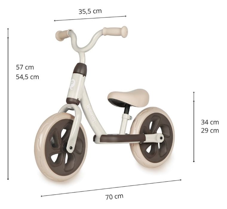 Qplay, Trainer, rowerek biegowy, Beige