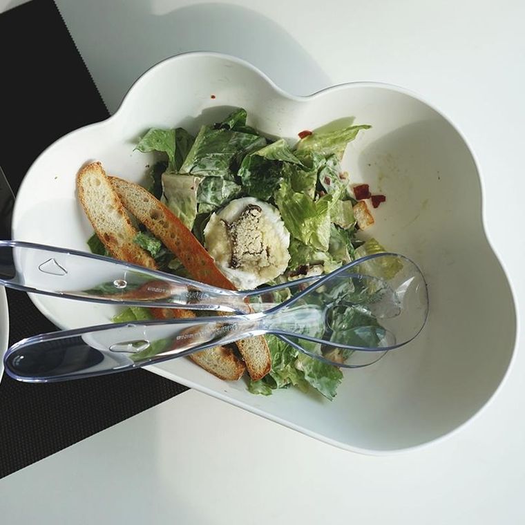 Qualy, Cloud, miska do sałatek, 10265-WH-CL